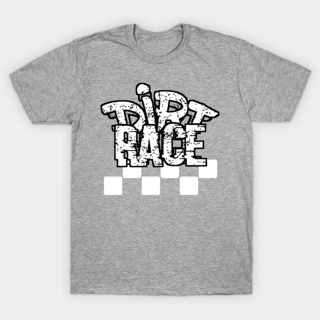 Dirt Race Flag T-Shirt by radeckari25